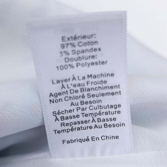 New Talbots Sz 4 Blue White Red Pixie Floral Skirt Size 4 - Picture 7 of 7